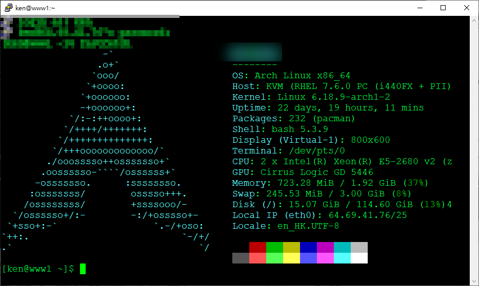 VPS 安裝 Arch Linux 教學